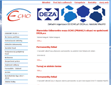 Tablet Screenshot of odbory-deza.cz